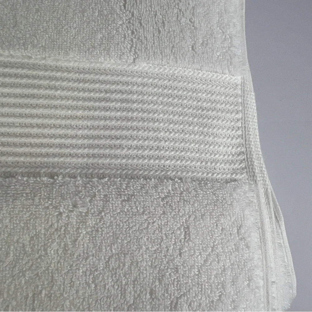 Ted Baker London Bath Towels Set of 2 Spa White Super Plush 100% Cotton NEW
